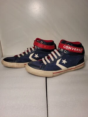 Camiseta sin cordones Converse Chuck Taylor All Star Pro Blaze Hi azul rojo talla 5 Foto 1 de 4