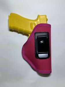 Pink Color Right Handed IWB Nylon Holsters for Ladies