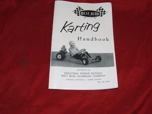 ¡WOW! MANUAL DE KARTING WESTBEND DE COLECCIÓN 16 PÁGINAS REPRODUCCIÓN - Imagen 1 de 4