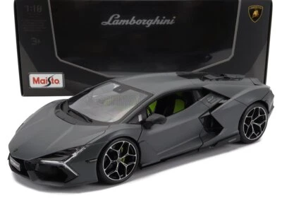 MODELLINO AUTO STATICO LAMBORGHINI REVUELTO HYBRID 2023 GRIGIO MODELLISMO 1/18 - Immagine 1 di 4