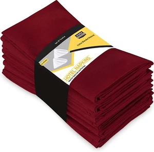 Pack of 12 Cotton Dinner Napkins Hotel Quality 18x18" Utopia Kitchen - Picture 1 of 253
