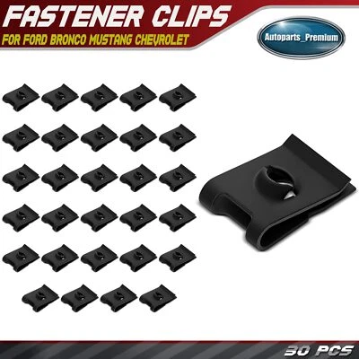 30 piezas tuercas en U de fosfato #8 tamaño de tornillo para Ford Chevrolet Dodge Plymouth Chrysler Foto 1 de 4