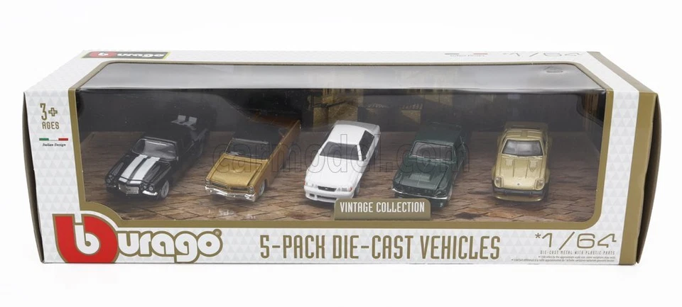 1/64 BURAGO - FORD USA - MUSTANG LX - MUSTANG GT - CHEVROLET CAMARO - 18-59150-V - Immagine 1 di 1