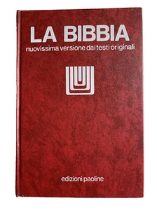 La Bibbia Paoline Edition Italian Version Hard Cover - Picture 1 of 8