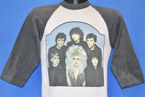 vtg 80s BLONDIE TOUR 1982 TRACKS ACROSS AMERICA RAGLAN NEW WAVE ROCK t-shirt S - Picture 1 of 7