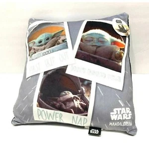 Star Wars The Mandalorian The Child Squishy Plush Throw Pillow 13x13 inches Pola - Picture 1 of 3