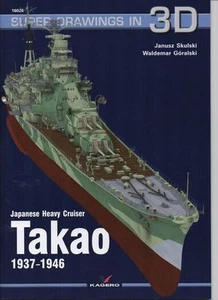 Japanese Heavy Cruiser Takao 1937-1943 - Super Drawings in 3D - Kagero - Picture 1 of 7