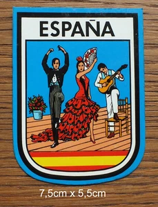 Adesivo Sticker Espana Spagna Flamenco Danza Andalusia Spain anni 70 - Foto 1 di 2