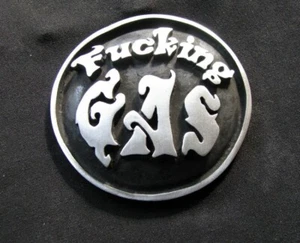 CUSTOM Harley Davidson MOTORCYCLE F**KING GAS CAP COVER  HOT RAT ROD CAR TRUCK - Picture 1 of 3