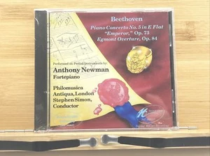Anthony Newman Beethoven Piano Concerto No. 5 Emperor, Egmont Overture CD Sealed - Picture 1 of 3