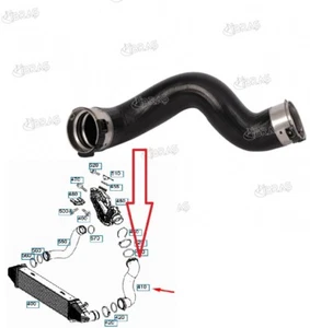 MERCEDES INTERCOOLER HOSE PIPE C300 C350 E300 CDI W204 W212 V6 OM642 2045286582 - Picture 1 of 1