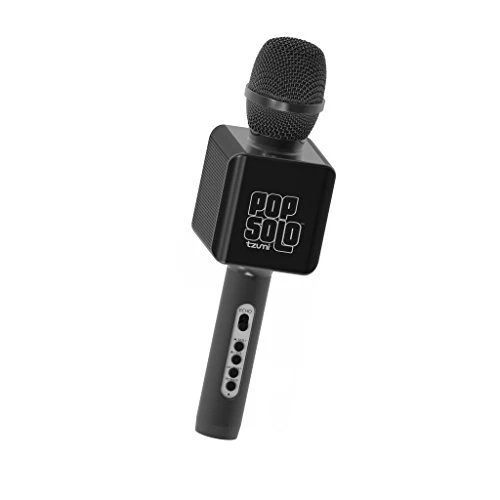 Tzumi Pop Solo Bluetooth Karaoke Microphone Black 4955