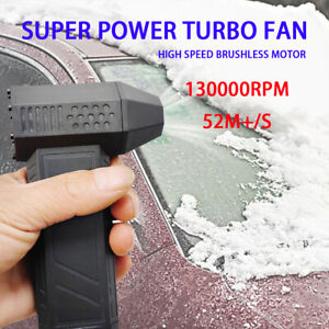 Jet Fan 130000 RPM Turbo Blower Violent Turbofan Brushless Motor Rechargeable