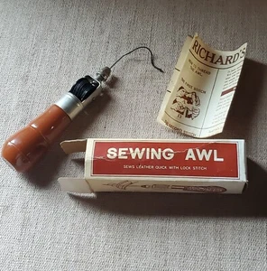 Vintage RICHARD'S SEWING AWL Model No. 1331 w/ Original Packaging/Instructions - Picture 1 of 11