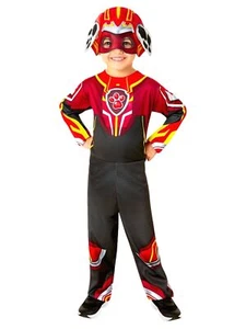 Paw Patrol Toddler Boys Marshall Police Puppy Dog Costume With Mask 4T - Picture 1 of 1