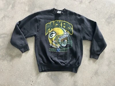 Men's Vintage Pro Player Sportswear NFL Green Bay Packers Sweatshirt Sz Large - Image 1 of 4