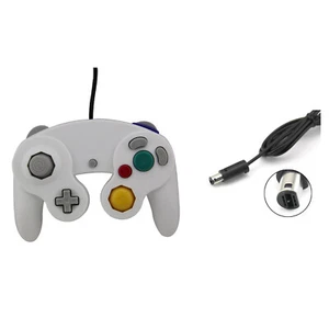 Manette Pad Joystick filaire Pour Console Nintendo GameCube & Wii - Blanc - Foto 1 di 8