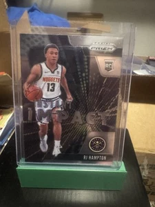 2020-21 Panini Prizm Basketball #10 RJ Hampton Instant Impact RC Denver Nuggets - Picture 1 of 3