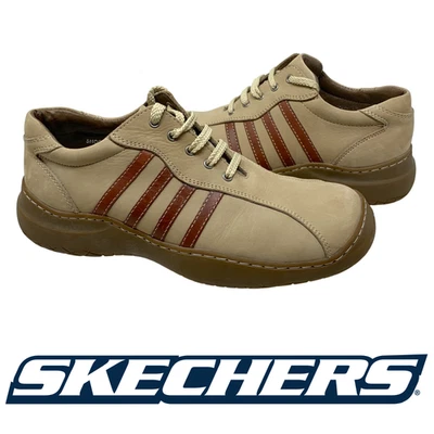 Vtg 1990's Steve Madden Shooter Shoes Men's Sz 8.5 Leather Lace Up Casual Retro - Image 1 of 4