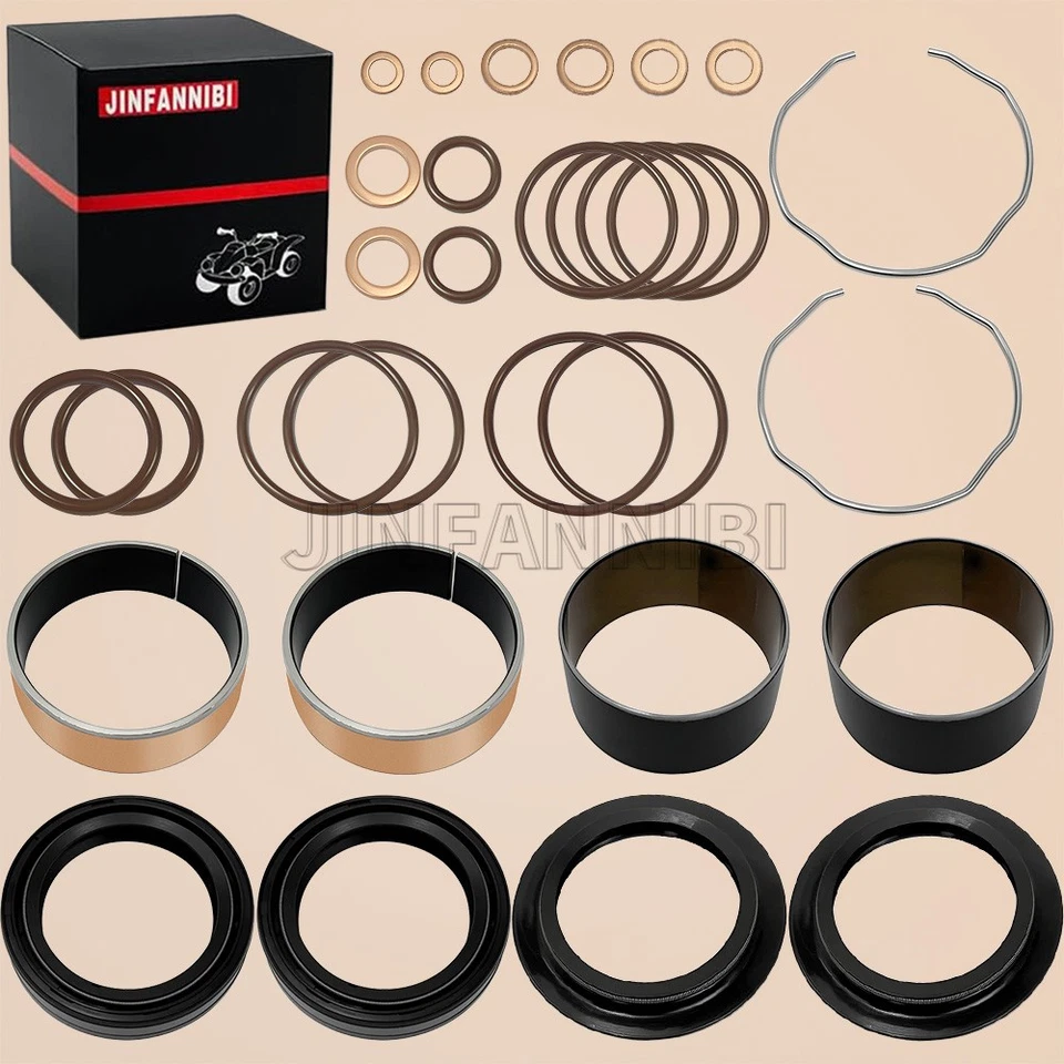 Kit de reconstrução de vedação de óleo poeira bucha de garfo para Honda CB500 650 750 CBR600 650 1000 - Imagem 1 de 4