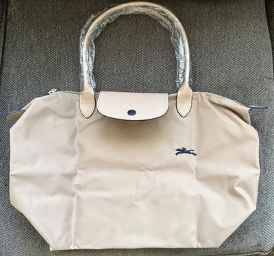 LONGCHAMP Le Pliage Energy Tote Bag Large Rose Beige Nylon Leather New Limited - Image 1 of 4