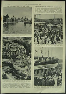 Festival de Gran Bretaña recinto ferial danesa visita South Bank página artículo 1951 - Imagen 1 de 1