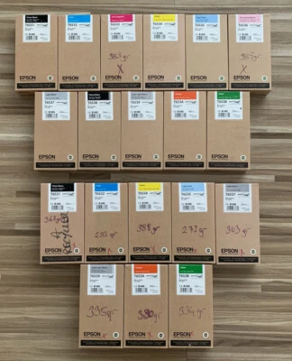 19x Original Epson T6531 T6533 T6534 T6536 T6538 T6539 Epson stylus pro 4900 - Bild 1 von 3