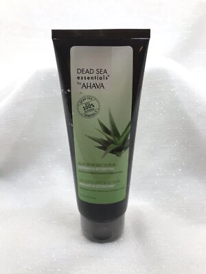 Ahava Dead Sea Essentials Aloe Vera Salt Scrub 7.5 oz Soothing Detox NEW SEALED - Image 1 of 4
