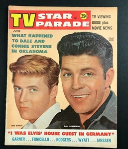 Vintage TV Star Parade Screen Stars 1959 Magazine 50s Fashions ELVIS full page - Picture 1 of 7