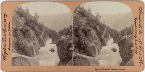 Norway.Norvège.Norge.Mountain Cataract.Photo Stereo Keystone by Singley 1897. - Picture 1 of 2