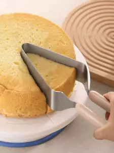1pc Stainless Steel Cake Server - Slicer, Tongs, and Divider Baking Tool - NEW - Picture 1 of 4