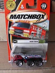 Camión de volteo Matchbox #55/75 rescate novatos nuevo en paquete - Imagen 1 de 2