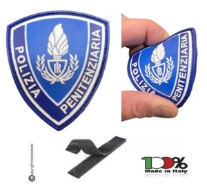 Patch Toppa Scudetto PENITENZIARIA Bordo Blu per Uniforme Divisa Militare PVC 3D - Imagen 1 de 1