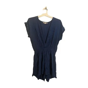 O'Neill -Womens Romper Jumper Navy Clyde V-Neck Swim Cover Up Women Small  -NEW- - Picture 1 of 7