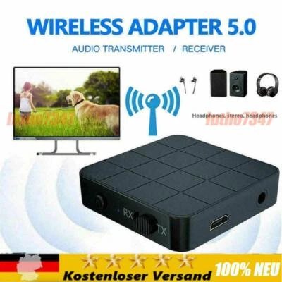 Empfänger Transmitter Sender Receiver Stereo Audio Musik Bluetooth 5.0 Adapter - Bild 1 von 4