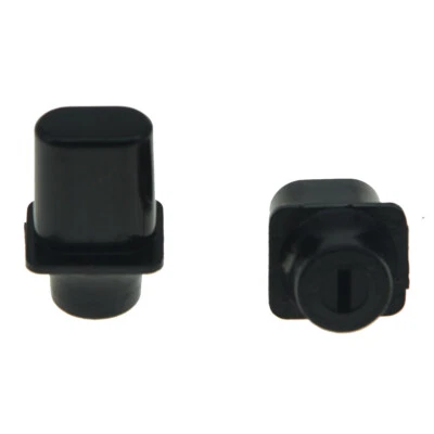 2xNero KAISH Top Hat Interruttore Punta Pickup Interruttore Manopola Adatto USA Telecaster - Immagine 1 di 4