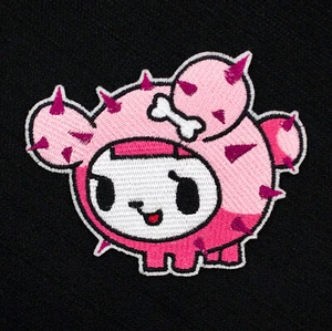 Cactus Timidina Tokidoki Embroidered Sew-On & Iron-On Patch, New Japanese Charac - Bild 1 von 2
