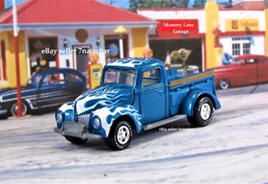 1940 40 Ford 1/2 Ton F-1 Truck Classic Flames Street Hot Rod Wheels Model - Picture 1 of 9