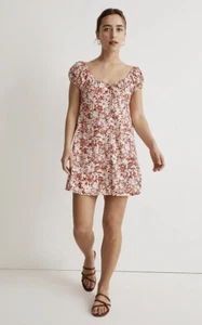 Madewell Margie Mini Dress in Abstract Flora 4 - Picture 1 of 5