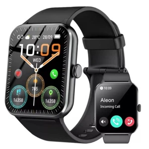 🔥1.85"Smart Watch For Men Waterproof Fitness Tracker Smartwatch for Android iOS - Picture 1 of 7