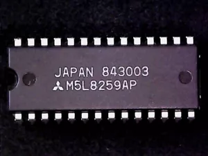 M5L8259AP - Mitsubishi Programmable Interrupt Controller (DIP-28) - Picture 1 of 1