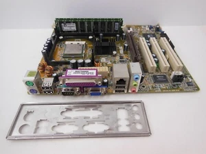 Asus P4VP-MX S478 Motherboard + Pentium 4 2.8GHz CPU + 2GB DDR1 RAM Combo Tested - Picture 1 of 11