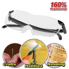 Lupenbrille Vergrößerungsbrille Zauberbrille Lupe auf der Nase 160% Vergrößerung