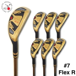 MUTSUMI HONMA Club MH030 Utility Hybrid Iron #7 Flex-R Graphite Shaft Right Hand - Picture 1 of 9