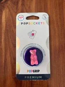 PopSockets Popgrip Phone Holder Stand Bon Bon Gummy Bear Purple Punch 3D Swap - Picture 1 of 3
