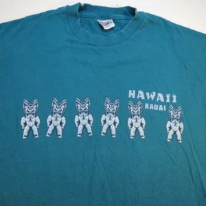 VINTAGE HAWAII KAUAI HAWAIIAN ALOHA TIKI TEE T SHIRT Mens XL Beefy - Bild 1 von 3