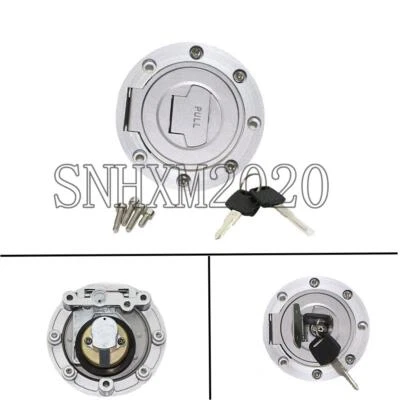 Llaves de tapa del tanque de combustible para Yamaha YZF R1 (1998-2017) R6 (1999-2016) R6S 2006-2009 Foto 1 de 4