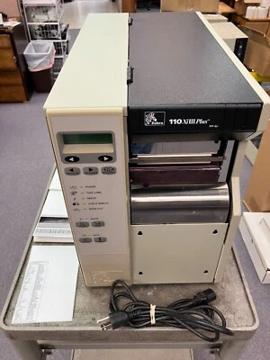 Zebra 110Xi3+ 300 dpi Thermal Printer USB, Parallel & Rewind P/N: 113-701-00200 - Image 1 of 4