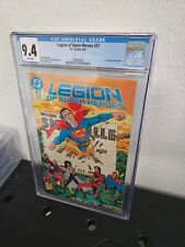 Legion of Super-Heroes #37 DC Comics 8/87 Cover CGC Grade 9.4