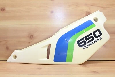 Kawasaki KL650 KLR650 KLR 650 1987 OEM cubierta lateral izquierda panel carenado plástico Foto 1 de 4